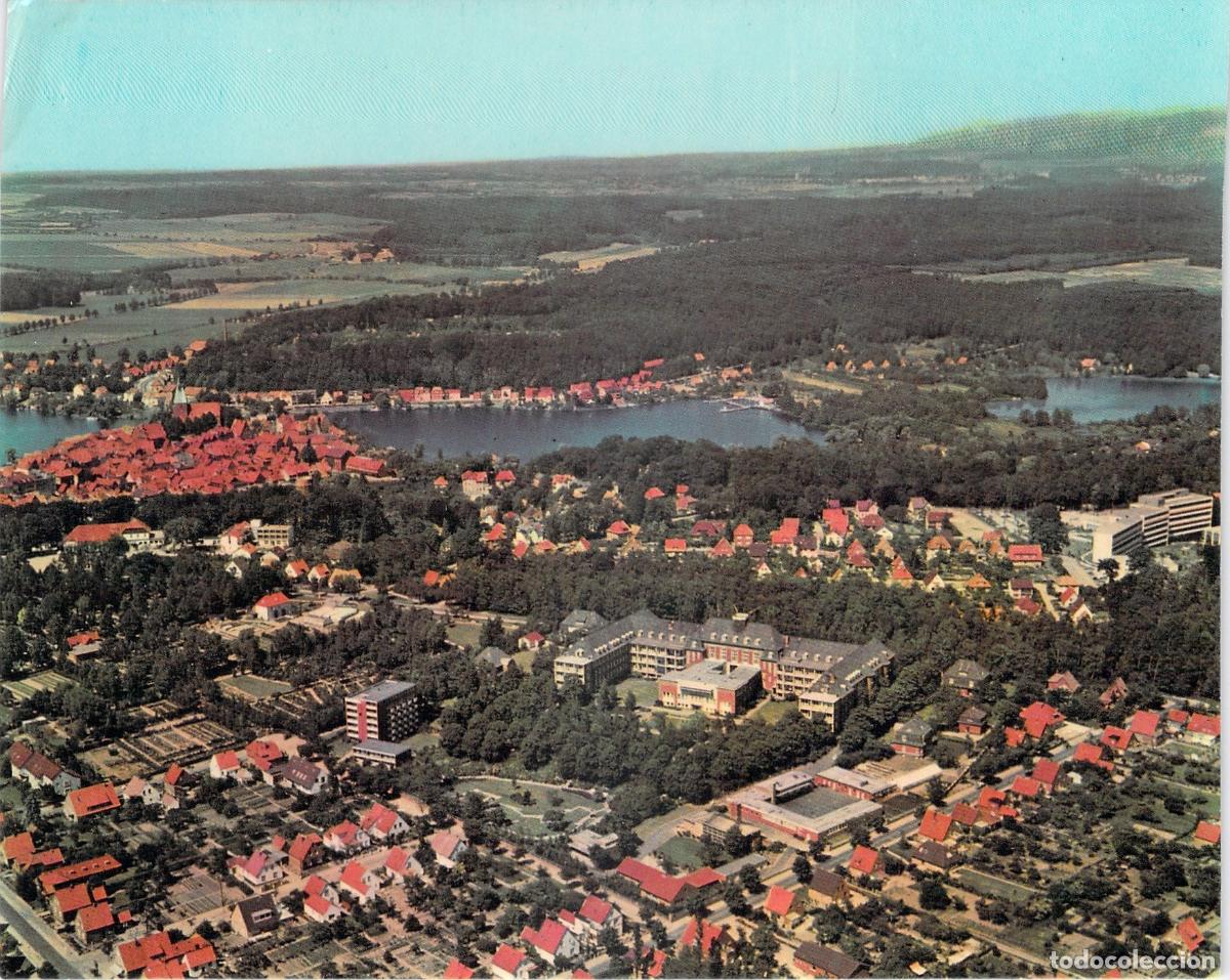 Postais: Postal Vista A&eacute;rea de M&ouml;lln, Balneario y Lagos, Schleswig-Holstein, Alemania