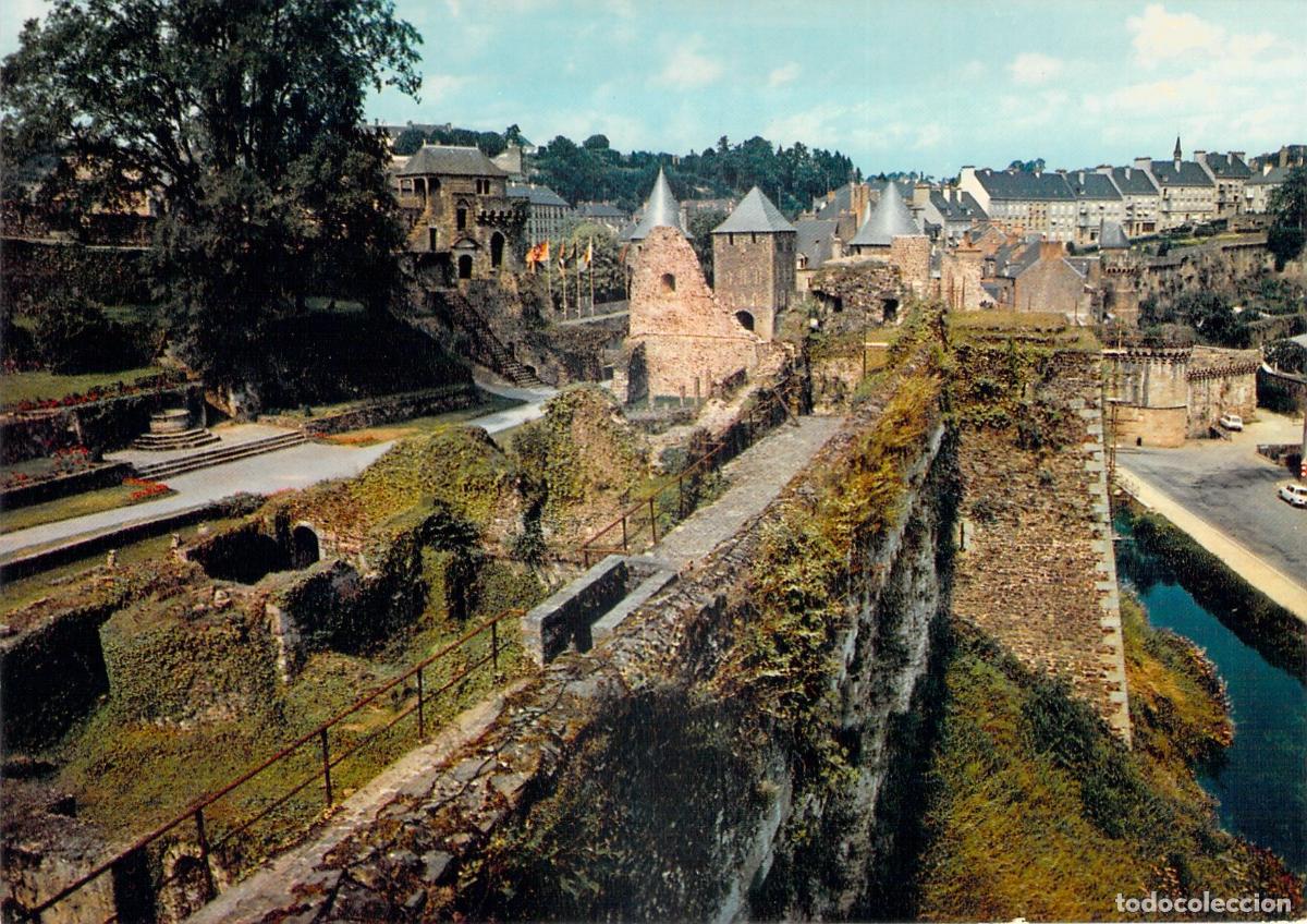 Postcards: Postal Foug&egrave;res (Francia) - Castillo Feudal y Murallas (Arquitectura Militar)