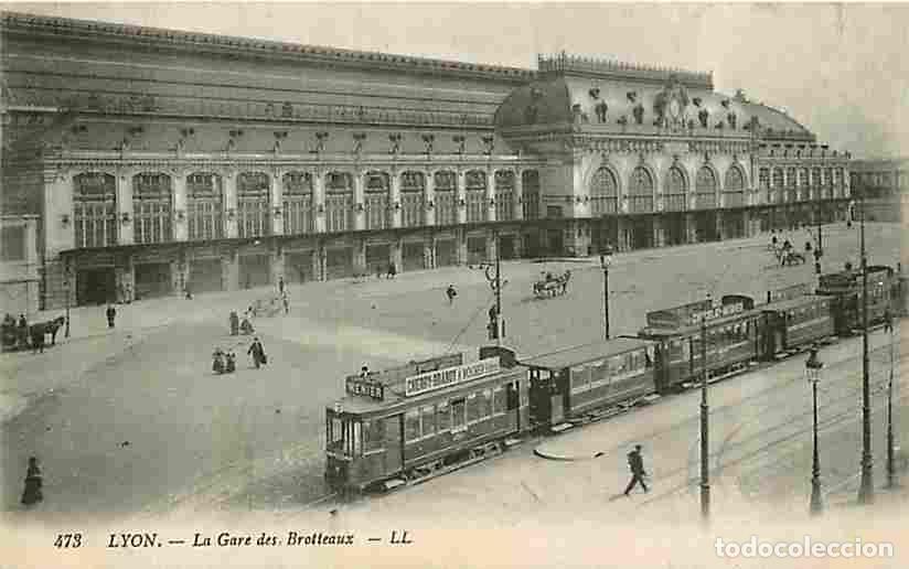 Postales: France - 69 - Lyon - La Gare des Brotteaux - Anim&eacute;e - Train - CPA - Voir Scans Recto-Verso
