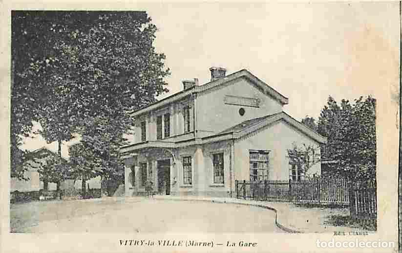Postales: France - 51 - Vitry la Ville - La Gare - Anim&eacute;e - CPA - Voir Scans Recto-Verso