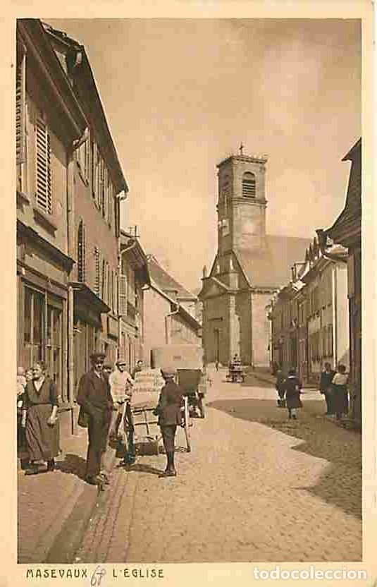 Postcards: France - 68 - Masevaux - L'Eglise - Anim&eacute;e - CPA - Voir Scans Recto-Verso