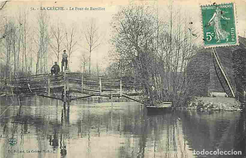 Postcards: France - 79 - La Cr&egrave;che - Le Pont du Barrillot - Anim&eacute;e - CPA - Voir Scans Recto-Verso