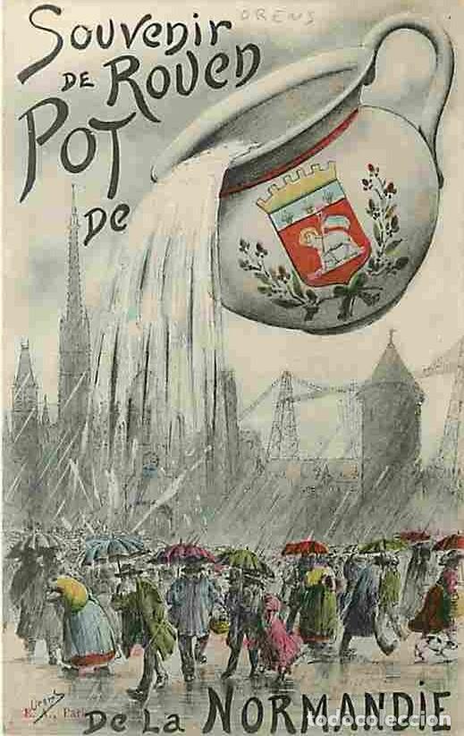 Postcards: France - 76 - Rouen - Souvenir de Rouen Pot de Lait de la Normandie - CPA - Voir Scans Recto-Verso