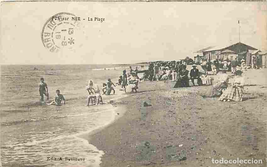 Postkarten: France - 13 - Fos sur Mer - La Plage - Anim&eacute;e - CPA - Voir Scans Recto-Verso