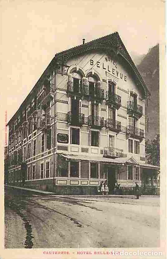 Postkarten: France - 65 - Cauterets - Hotel Belle Vue - Anim&eacute;e - CPA - Voir Scans Recto-Verso