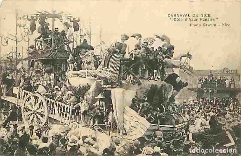 Postkarten: France - 06 - Nice - Carnaval de Nice - Anim&eacute;e - Etat Coin haut gauche abim&eacute; - CPA - Voir Scans Rect