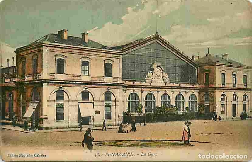 Postais: France - 44 - St Nazaire - La Gare - Anim&eacute;e - CPA - Voir Scans Recto-Verso