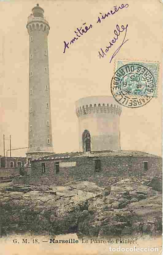 Postais: France - 13 - Marseille - Le Phare de Planier - Superbe Oblit&eacute;ration - CPA - Voir Scans Recto-Verso