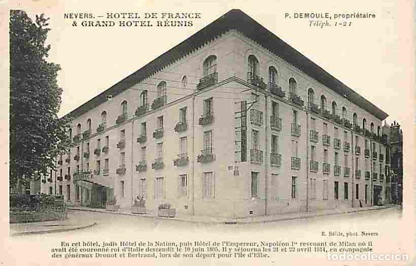 Postkarten: France - 58 - Nevers - Hotel de France et Grand Hotel r&eacute;unis - CPA - Voir Scans Recto-Verso