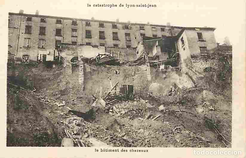 Postales: France - 69 - Lyon - Catastrophe de Lyon Saint Jean - Le Batiment des Chazeaux - Ruines - CPA - Voir