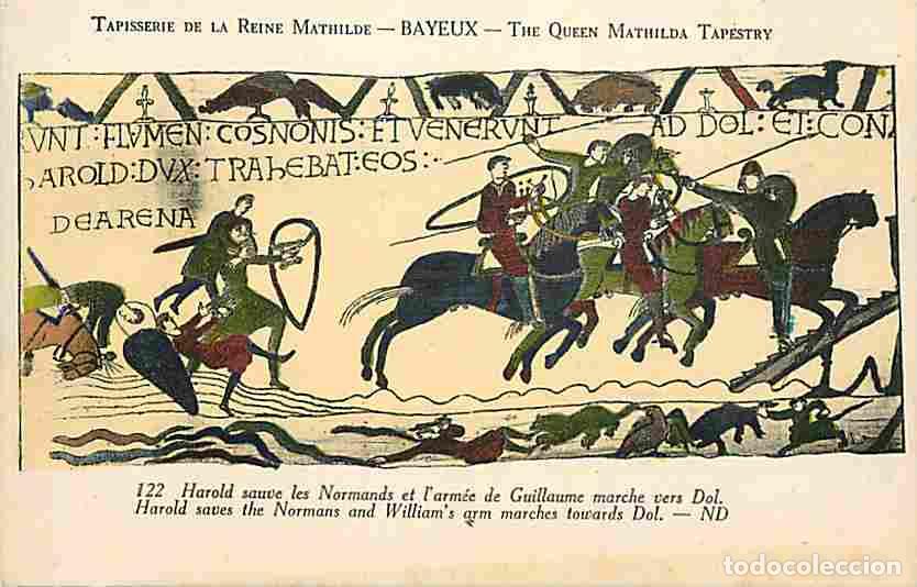 Postais: France - 14 - Bayeux - Tapisserie de la Reine Mathilde - CPA - Voir Scans Recto-Verso