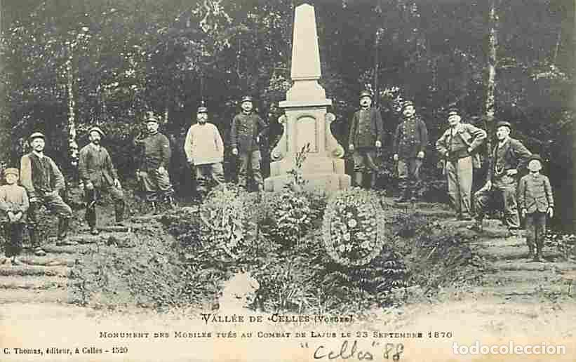 Postales: France - 88 - Celles - Vall&eacute;e de Celles - Monument des Mobiles tu&eacute;s au combat de Lajus le 23 Septemb