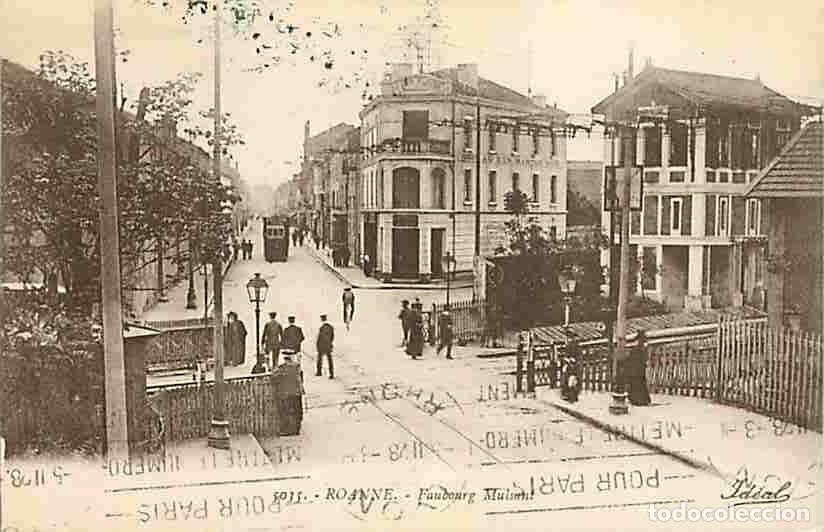 Cartes Postales: France - 42 - Roanne - Faubourg Mulsant - Anim&eacute;e - Tramway - CPA - Voir Scans Recto-Verso