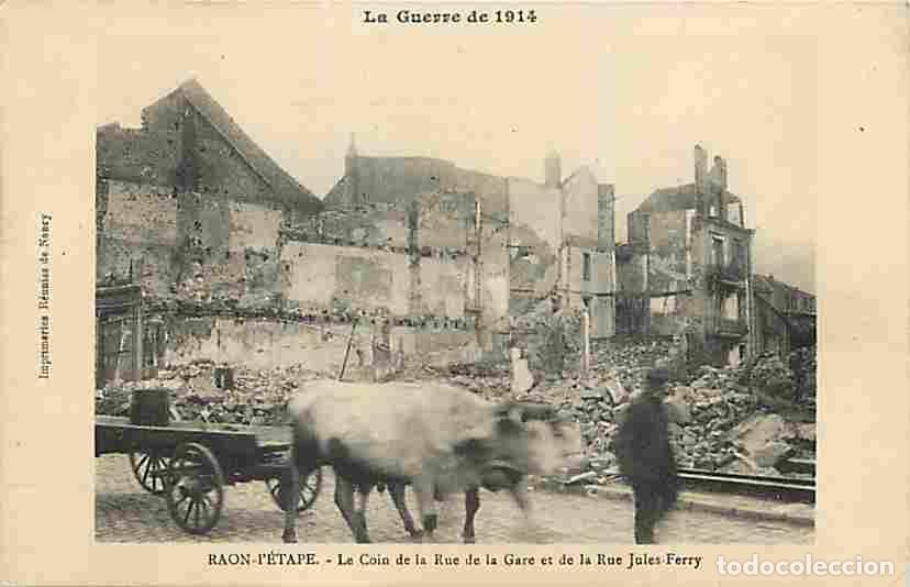 Cartes Postales: France - 88 - Raon l'Etape - La Guerre de 1914 - Le Coin de la Rue de la Gare et de la Rue Jules Fer