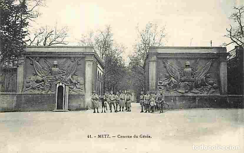 Cartes Postales: France - 57 - Metz - Caserne du G&eacute;nie - Anim&eacute;e - CPA - Voir Scans Recto-Verso