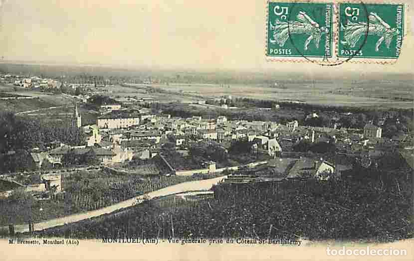 Cartes Postales: France - 01 - Montluel - Vue g&eacute;n&eacute;rale prise du Coteau St Barth&eacute;l&eacute;my - CPA - Voir Scans Recto-Verso