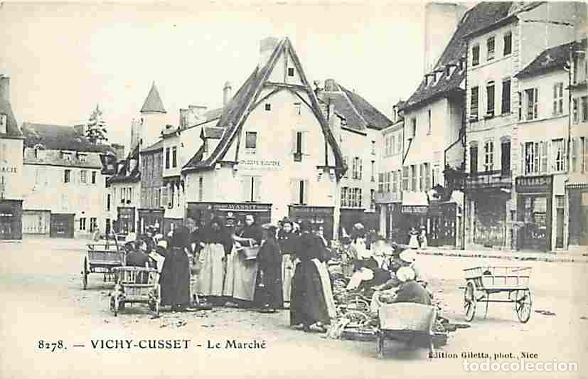 Postales: France - 03 - Vichy-Cusset - Le March&eacute; - Anim&eacute;e - CPA - Voir Scans Recto-Verso