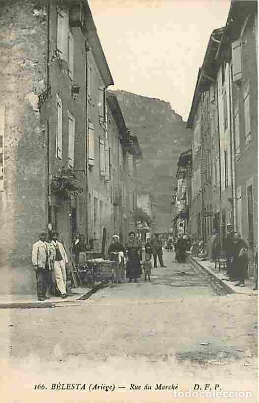 Postales: France - 09 - B&eacute;lesta - Rue du March&eacute; - Anim&eacute;e - CPA - Voir Scans Recto-Verso