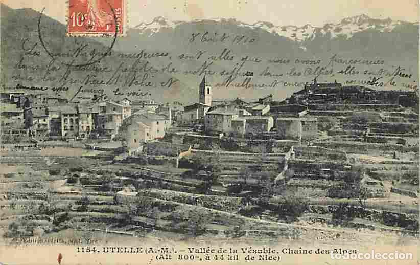 Cartoline: France - 06 - Utelle - Vall&eacute;e de la V&eacute;subie - Chaine des Alpes - CPA - Voir Scans Recto-Verso