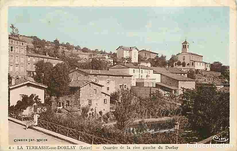 Postales: France - 42 - La Terrasse sur Dorlay - Quartier de la rive gauche du Dorlay - Anim&eacute;e - CPA - Voir Sc