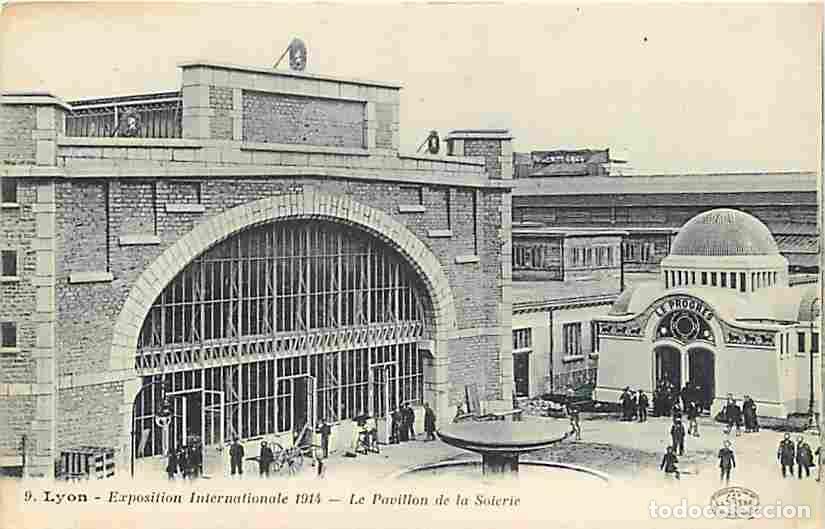 Postcards: France - 69 - Lyon - Exposition Internationale 1914 - Le Pavillon de la Soierie - Anim&eacute;e - CPA - Voi
