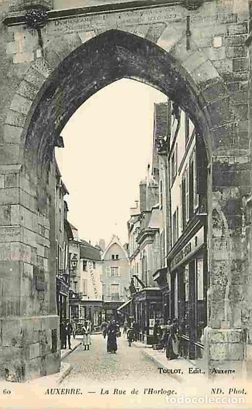 Postais: France - 89 - Auxerre - La Rue de l'Horloge - Anim&eacute;e - CPA - Voir Scans Recto-Verso