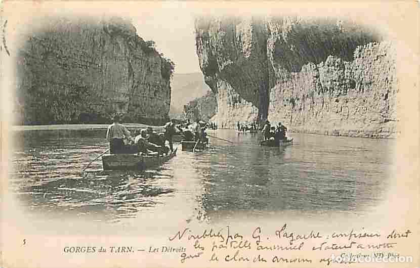 Postcards: France - 48 - Loz&egrave;re - Gorges du Tarn - Les D&eacute;troits - Anim&eacute;e - Pr&eacute;curseur - CPA - Voir Scans Recto-