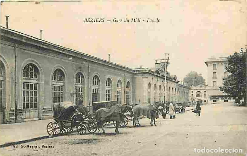 Postais: France - 34 - B&eacute;ziers - Gare du Midi - Fa&ccedil;ade - Anim&eacute;e - CPA - Voir Scans Recto-Verso
