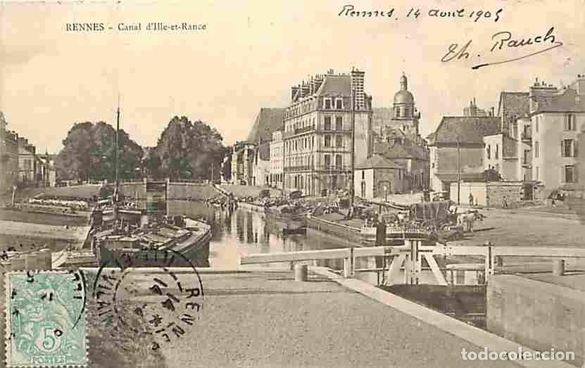 Postais: France - 35 - Rennes - Canal d'Ille et Rance - Anim&eacute;e - P&eacute;niches - CPA - Voir Scans Recto-Verso