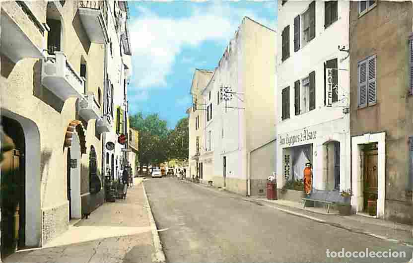Postcards: France - 06 - St Vallier de Thiey - Sur la Route Napol&eacute;on - L'Hotel aux Cigognes d'Alsace - Anim&eacute;e -
