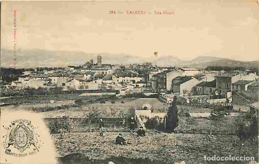 Postcards: France - 84 - Valreas - Vue Ouest - Anim&eacute;e - CPA - Voir Scans Recto-Verso