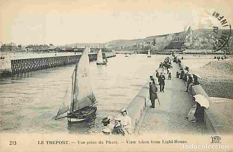 Postcards: France - 76 - Le Tr&eacute;port - Vue prise du Phare - Anim&eacute;e - Bateaux - CPA - Voir Scans Recto-Verso
