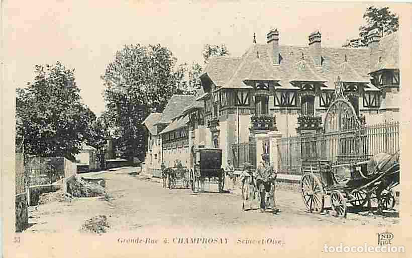 Postcards: France - 91 - Champrosay - Grande Rue - Anim&eacute;e - CPA - Voir Scans Recto-Verso