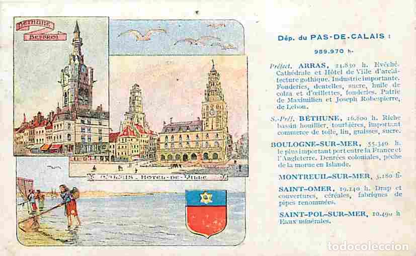 Postkarten: France - 62 - Pas de Calais - La France qu'il faut connaitre - Multivues - CPA - Voir Scans Recto-Ve