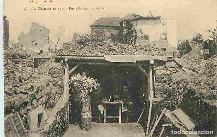 Postkarten: France - 54 - Le Chamois - Le Chamois en 1915 - Poste de Commandement - Anim&eacute;e - Militaria - Soldats