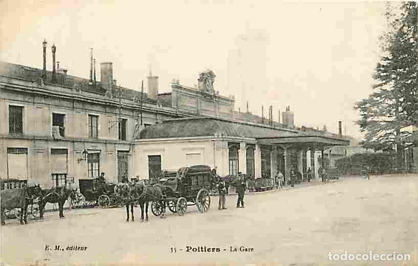 Postkarten: France - 86 - Poitiers - La Gare - Anim&eacute;e - CPA - Voir Scans Recto-Verso