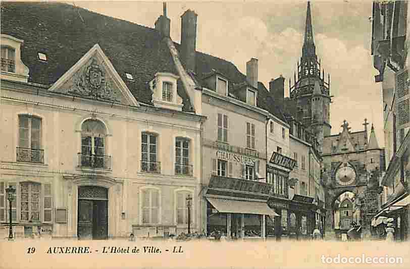 Postcards: France - 89 - Auxerre - L'Hotel de Ville - Anim&eacute;e - CPA - Voir Scans Recto-Verso