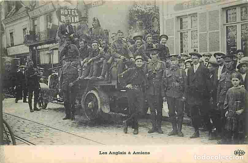 Postcards: France - 80 - Amiens - Les Anglais &agrave; Amiens - Anim&eacute;e - Militaria - CPA - Voir Scans Recto-Verso