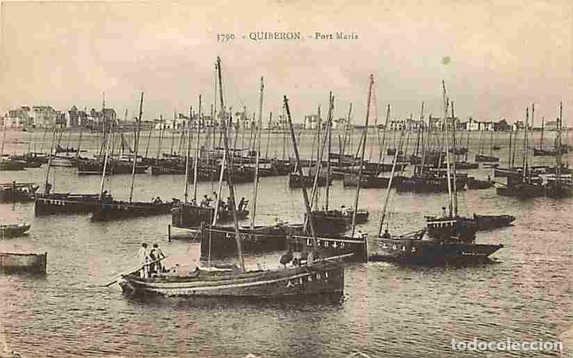 Cartoline: France - 56 - Quiberon - Port Maria - Anim&eacute;e - Bateaux - CPA - Voir Scans Recto-Verso