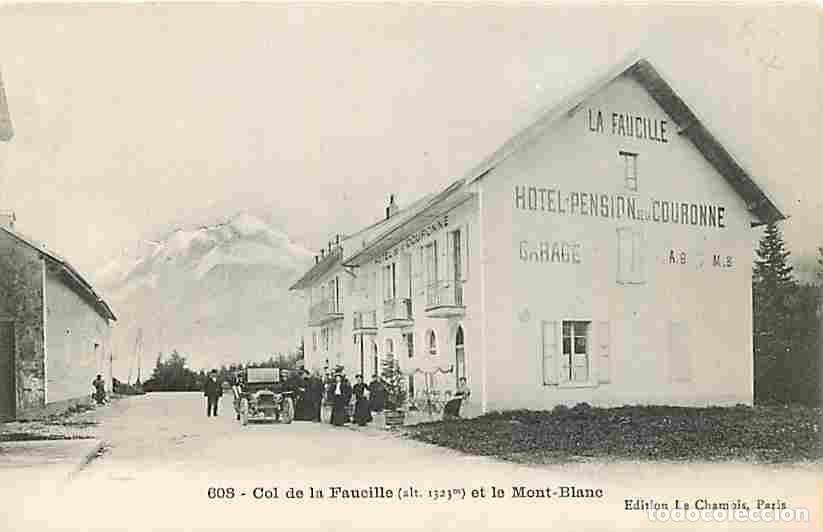Postcards: France - 39 - Col de la Faucille - Mont Blanc - Anim&eacute;e - Automobiles - CPA - Voir Scans Recto-Verso