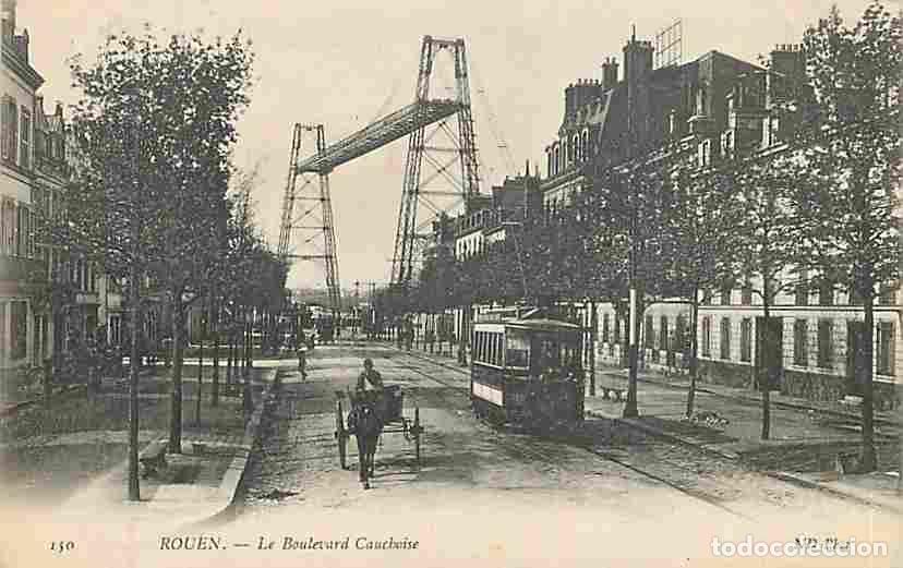 Postkarten: France - 76 - Rouen - Le Boulevard Cauchoise - Anim&eacute;e - Tramway - CPA - Voir Scans Recto-Verso