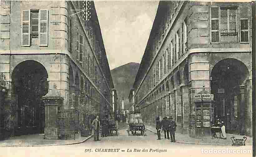 Postkarten: France - 73 - Chamb&eacute;ry - La Rue des Portiques - Anim&eacute;e - CPA - Voir Scans Recto-Verso