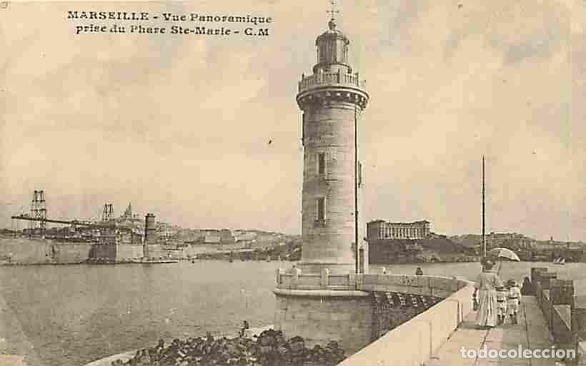 Postkarten: France - 13 - Marseille - Vue Panoramique prise du Phare Ste Marie - Anim&eacute;e - CPA - Voir Scans Recto