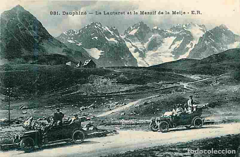 Postales: France - 05 - Hautes Alpes - Dauphin&eacute; - Le Lautaret et le Massif de la Meije - Anim&eacute;e - Automobiles