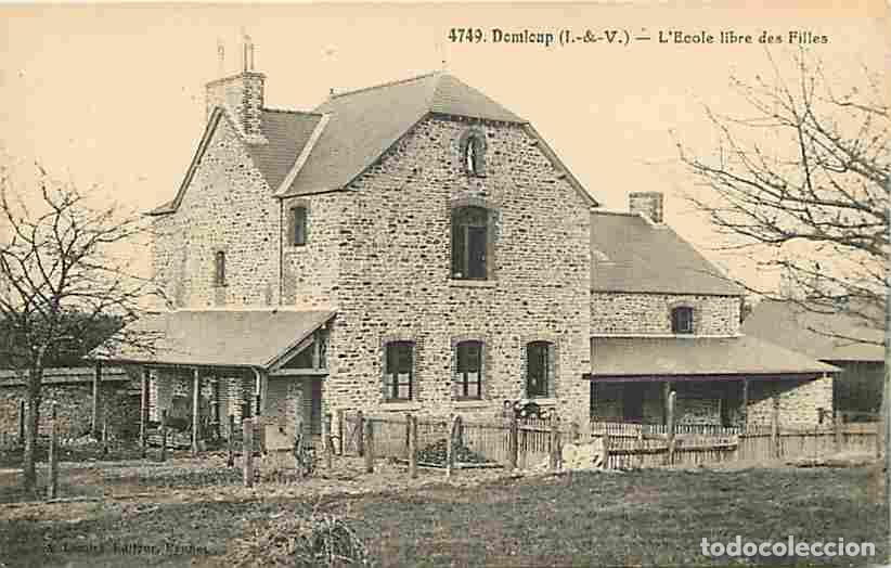 Postales: France - 35 - Domloup - L'Ecole libre des Filles - CPA - Voir Scans Recto-Verso