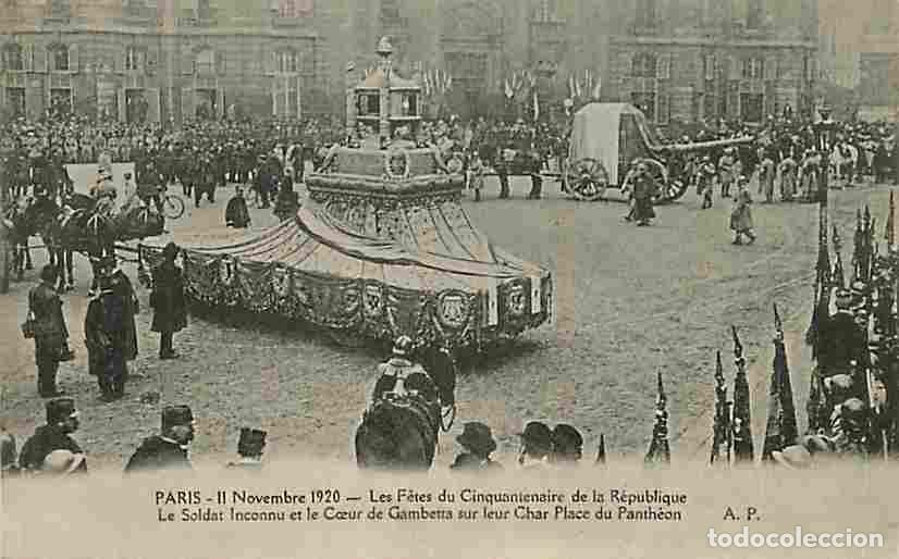 Postkarten: France - 75 - Paris - 11 Novembre 1920 - Les Fetes du Cinquentenaire de la R&eacute;publique - Le Soldat In