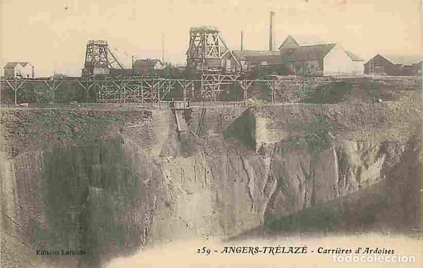 Cartoline: France - 49 - Angers - Tr&eacute;laz&eacute; - Carri&egrave;res d'Ardoises - Industrie - CPA - Voir Scans Recto-Verso