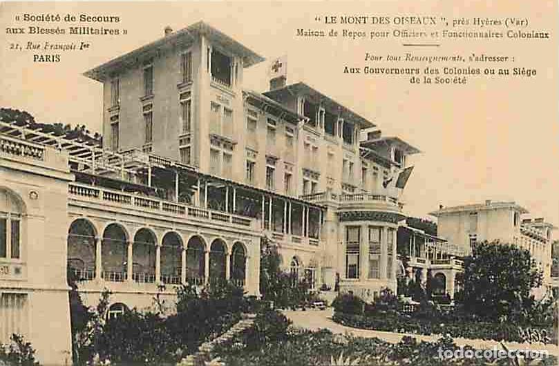 Cartoline: France - 83 - Hy&egrave;res - Le Mont des Oiseaux pr&egrave;s Hy&egrave;res - Maison de Repos pour Officiers et Fonctionn