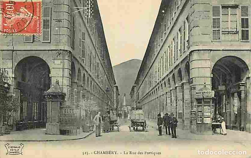 Postkarten: France - 73 - Chamb&eacute;ry - La Rue des Portiques - Anim&eacute;e - CPA - Voir Scans Recto-Verso