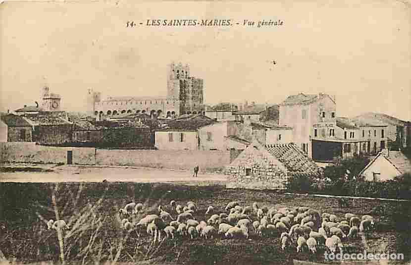 Postkarten: France - 13 - Les Saintes Maries de la Mer - Vue G&eacute;n&eacute;rale - Moutons - CPA - Voir Scans Recto-Verso